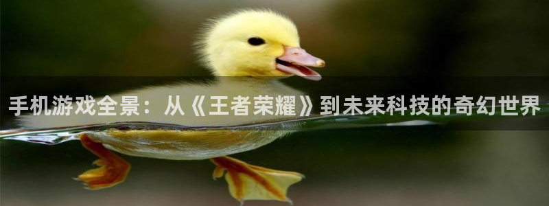 蓝冠娱乐科技：手机游戏全景：从《王者荣耀》到未来科技的奇幻世